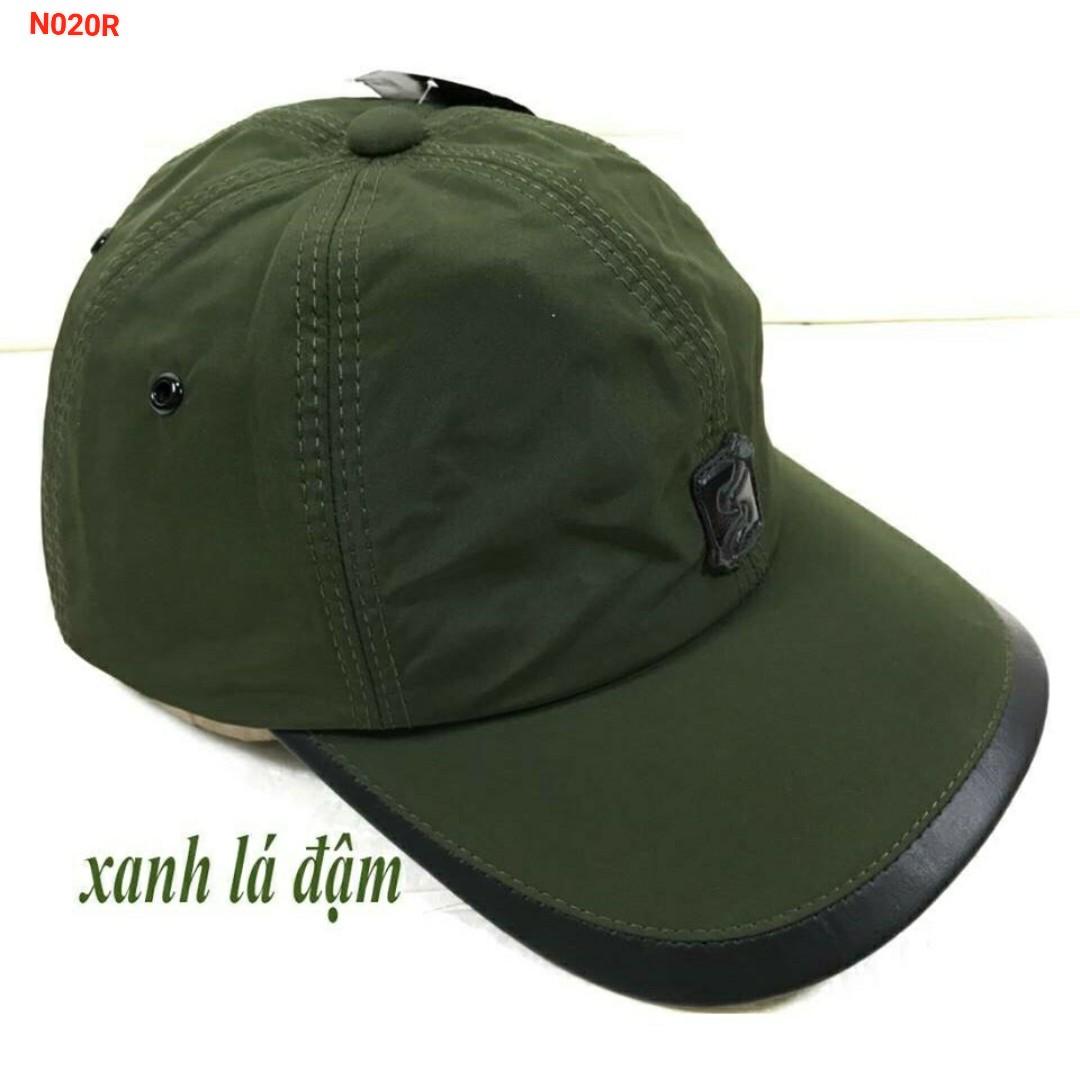 Nón mũ lưỡi trai nam nữ nhiều màu đen trắng đỏ xám vàng hồng xanh đẹp hàng hiệu logo vải dù