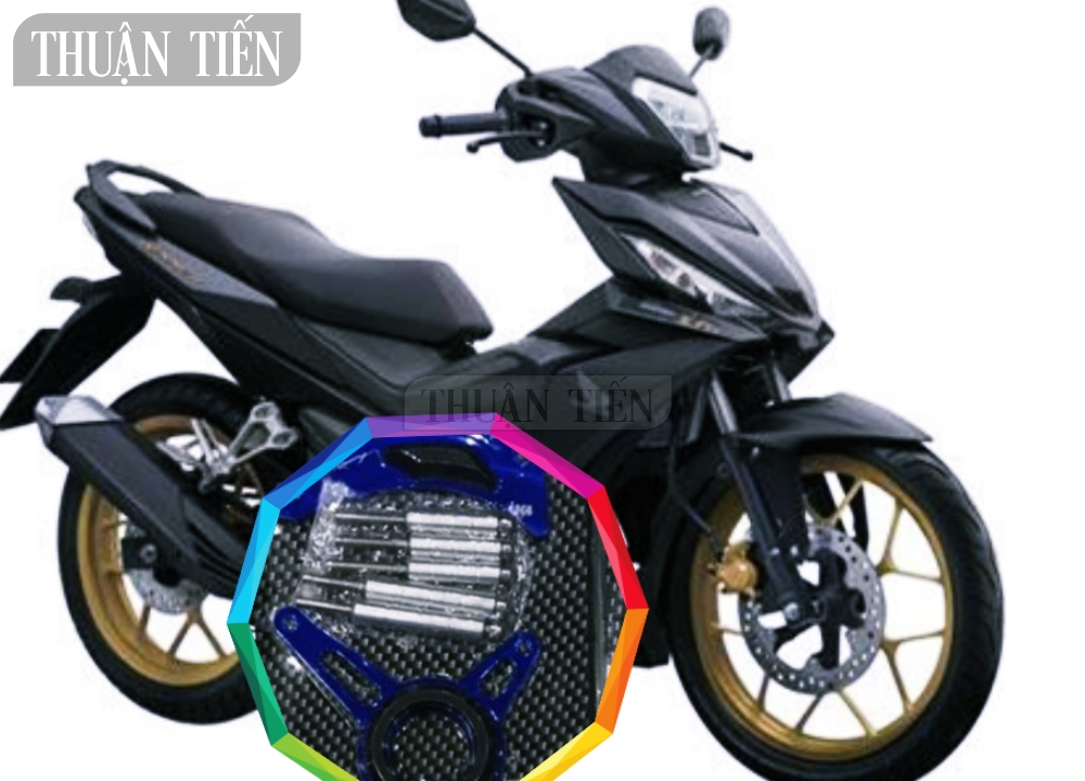 Ốp snakehead machine winner V1 aluminum 3 wing poker color