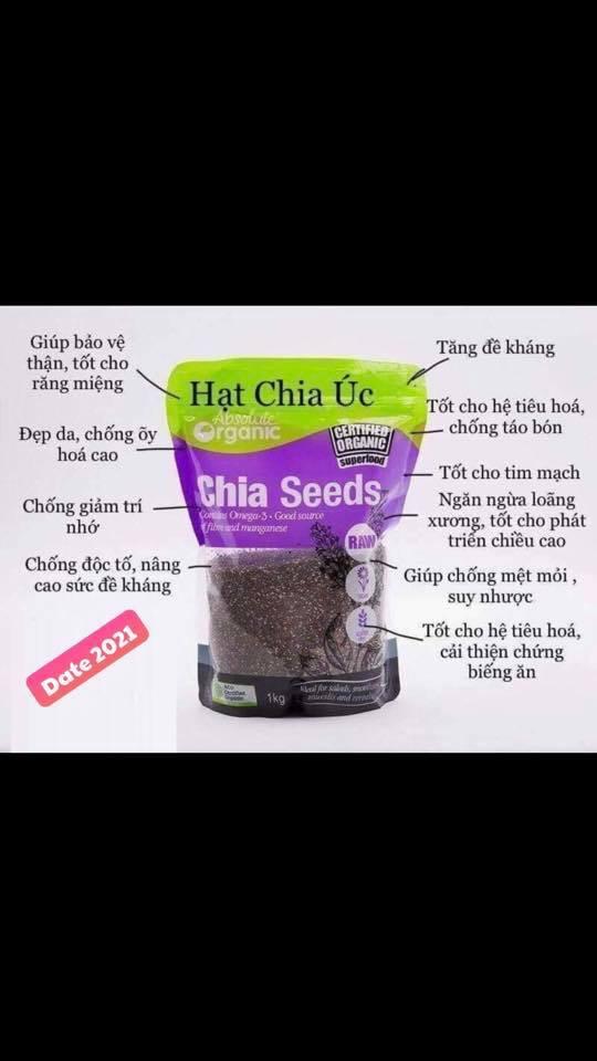 [HCM][Giá sốc] 1kg hạt chia Úc organic