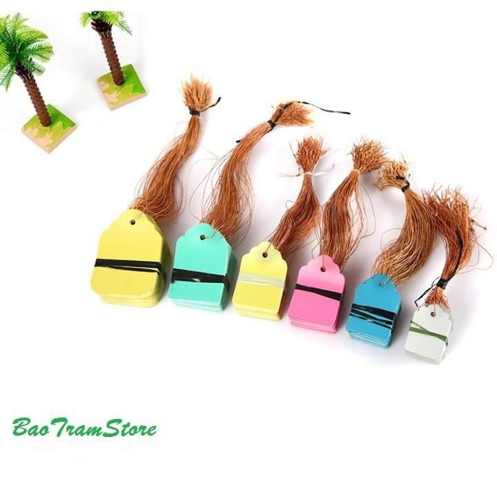Set 100 thẻ ghi tên - Tag ghi tên cây trồng, tài liệu dạng treo