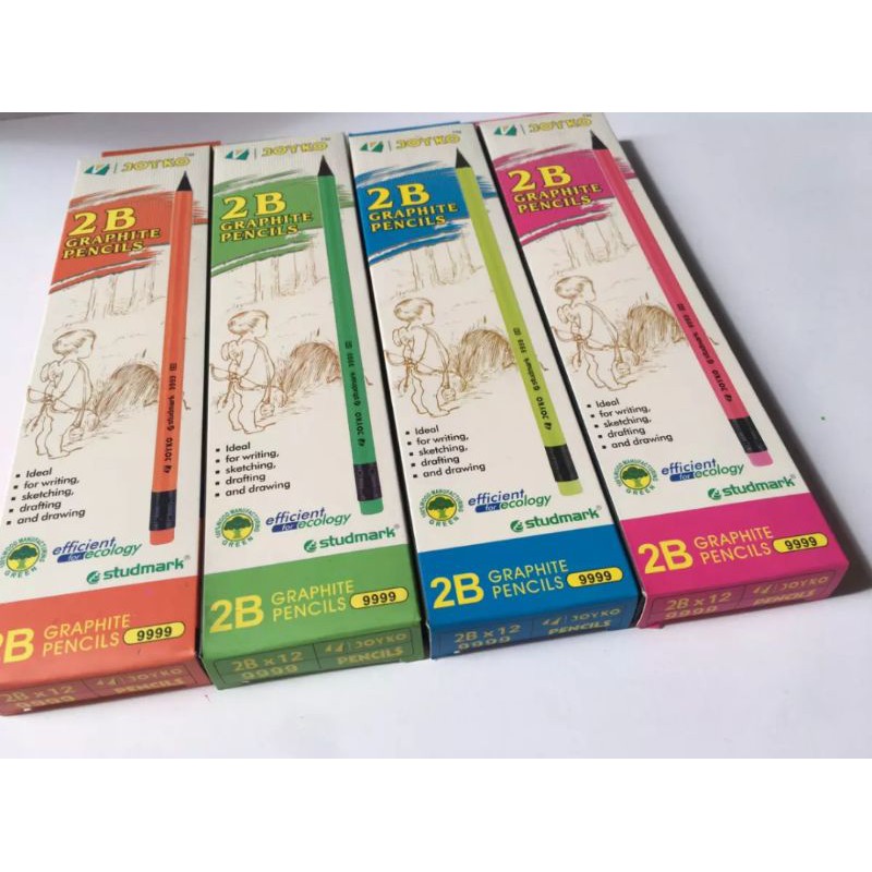 Hộp 12 Cây Chì Đen 2B Joyko