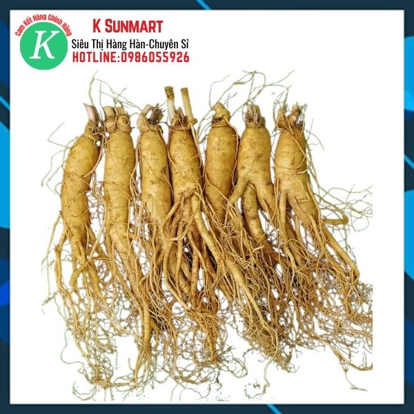 K Sunmart-CỦ SÂM TƯƠI HÀN QUỐC (1kg/8-9 Củ)