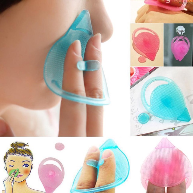 [HCM]Miếng rửa mặt massage trị mụn đầu đen silicon