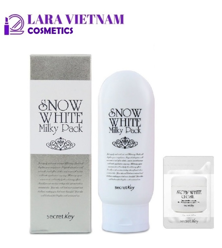 [Tặng sample] Kem dưỡng trắng body SECRET KEY Snow White Milky Pack 200g cao cấp
