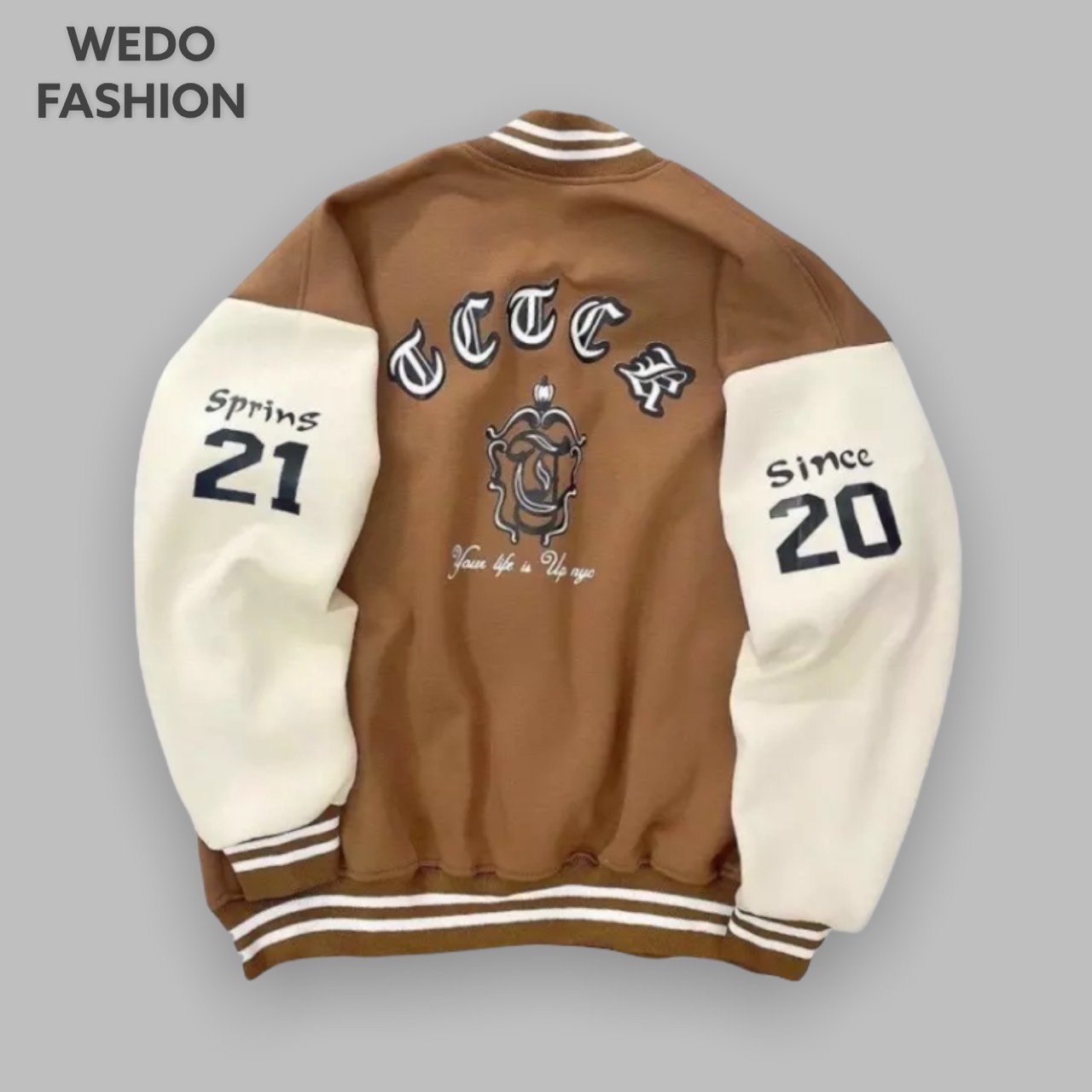 Áo khoác Cardigan nữ TT21 phối nút bấm, vải thun nỉ mềm mịn giữ nhiệt tốt, kiểu bomber năng động siêu cá tính WEDO