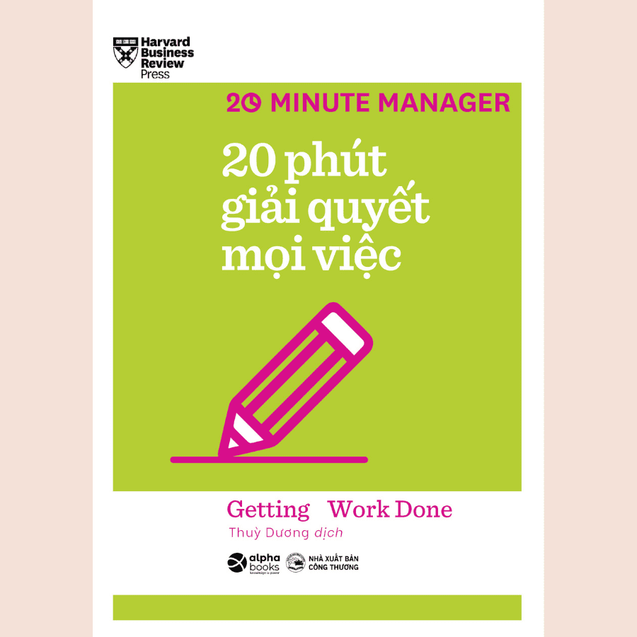 Sách - Harvard Business Review: HBR 20 phút (Combo 10 cuốn)