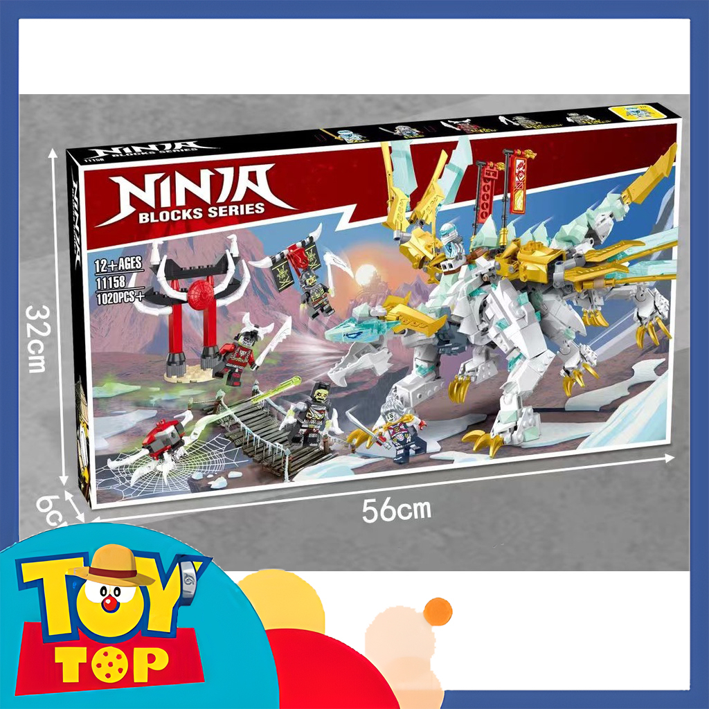 Đồ chơi lắp ráp ninjago rồng băng chiến binh Zane 2 in 1 biến hình robot mech xếp hình 67003 7106 11158 mô phỏng 71786