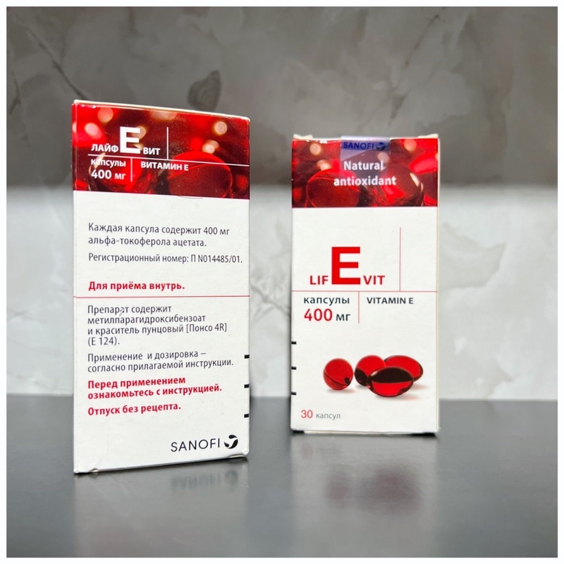 Vitamin E đỏ Mirrolla 30 viên Nga