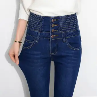 high waisted jeans belly fat