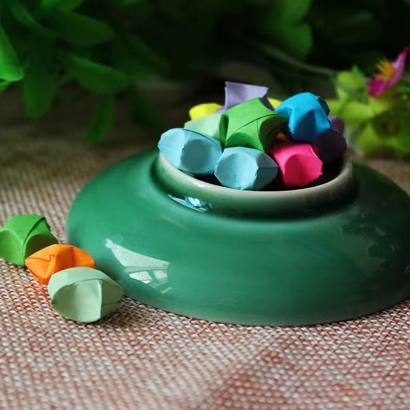 Tệp gồm 210 giấy gấp sao dạ quang