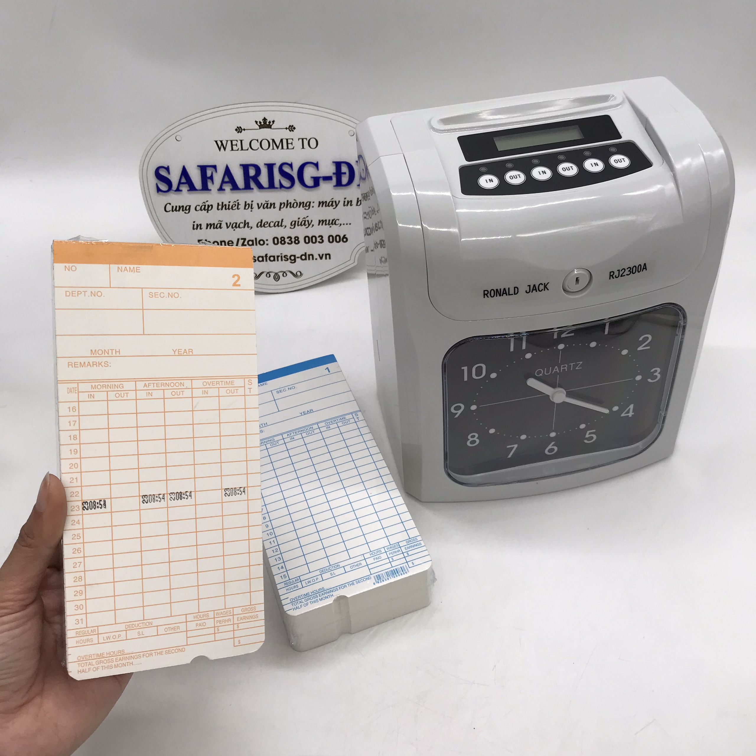 Máy chấm công thẻ giấy 2300a & 2300n