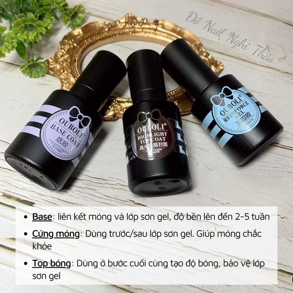 Base top cứng móng OUBOLI chính hãng 20ml