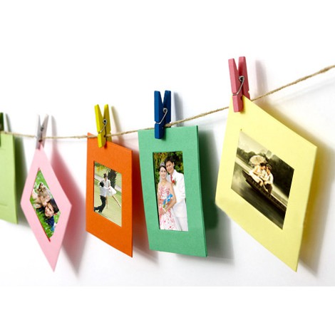 Set 20 Kẹp Gỗ Và 2M Dây Treo Ảnh