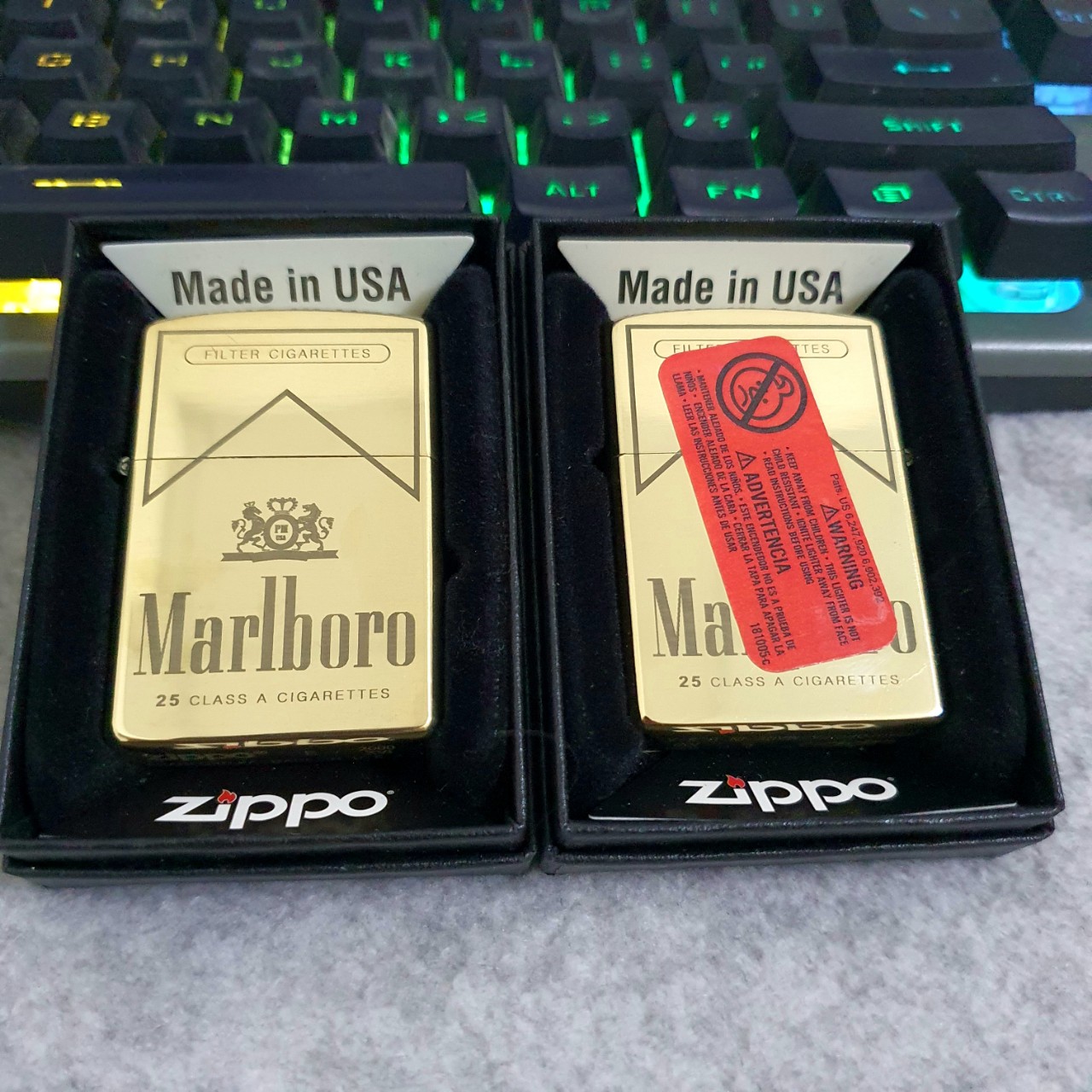 Zp American Marboro Solid Copper (Roman Era Gift with Genuine Wick Stone) Suitable as a Gift