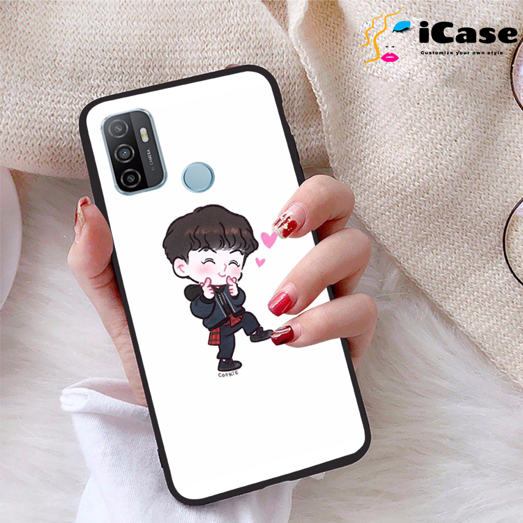 Ốp lưng Oppo A53 2020 viền dẻo TPU BST Chibi