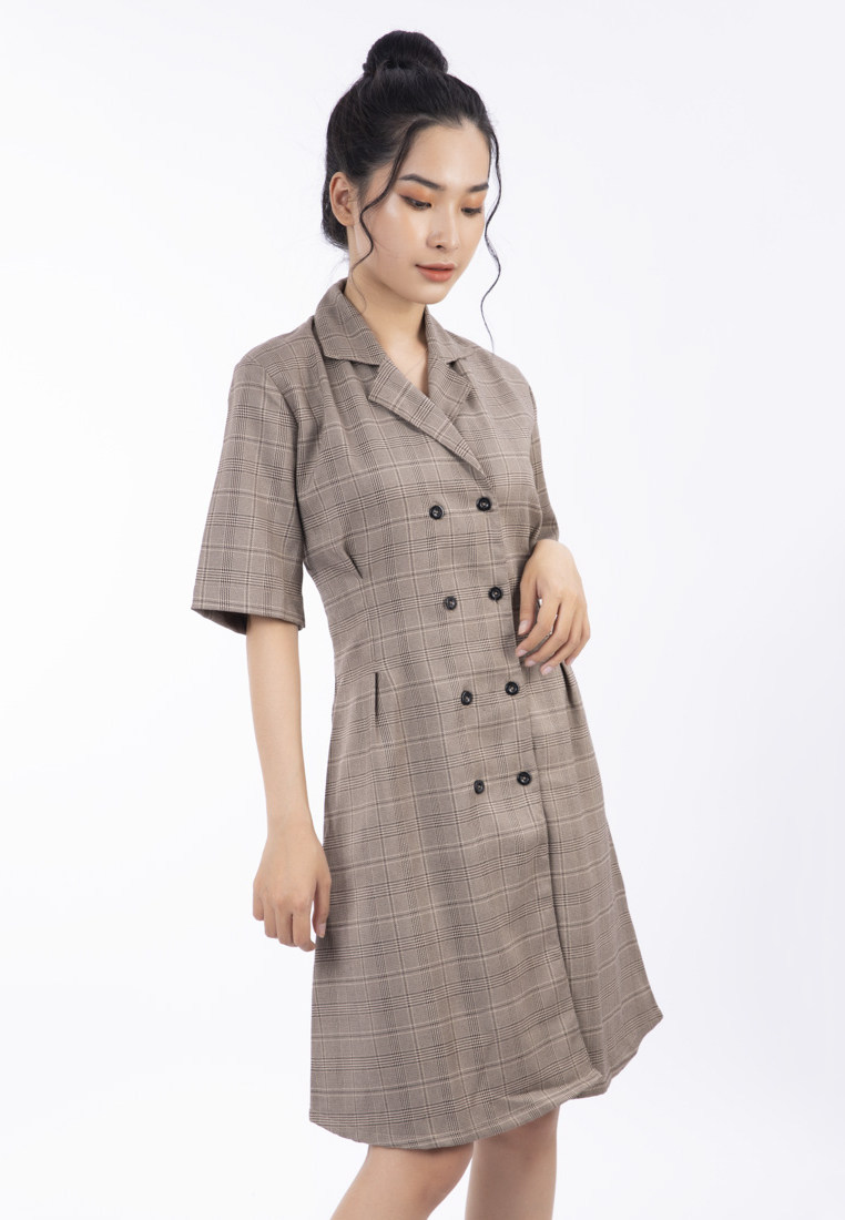 Đầm kiểu nữ cổ vest - Lovadova 20D05C001