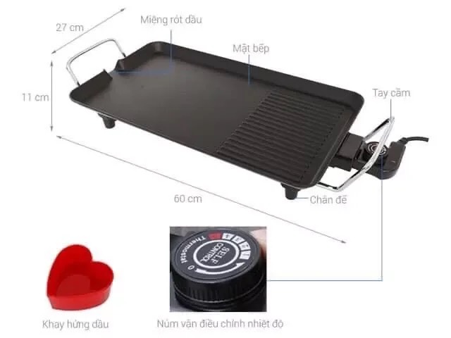 BẾP NƯỚNG ĐIỆN KANGAROO KG699