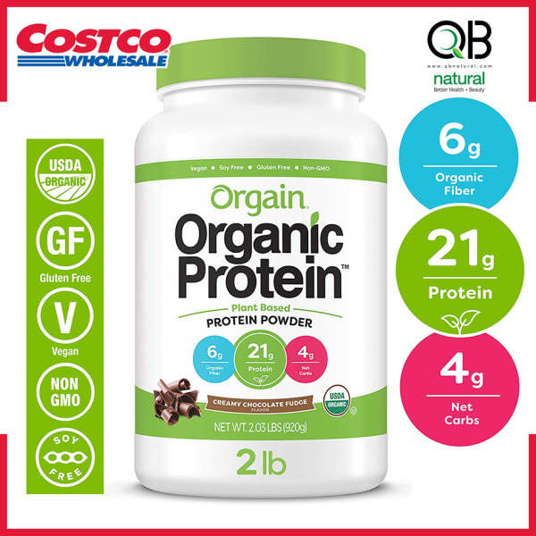 Protein Organic Orgain Bột Đạm Hữu Cơ Chocolate - Gym Sport Ketogenic, Made in USA cao cấp