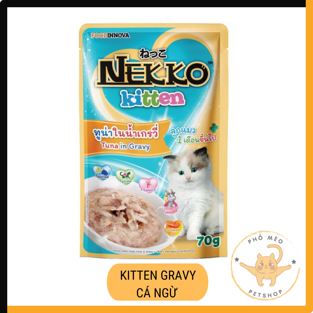 Pate Nekko Thái Lan cho mèo gói 70g