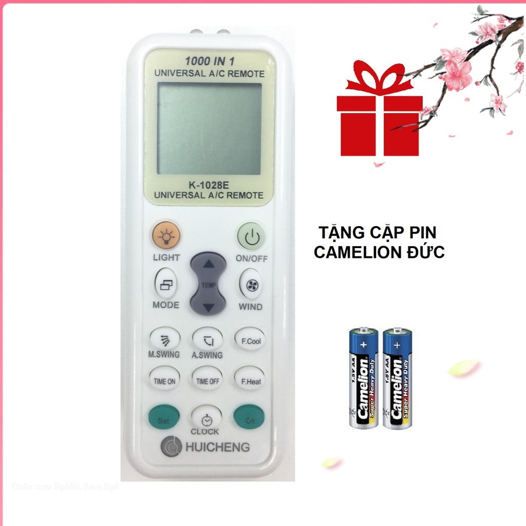 Remote máy lạnh đa năng huicheng k-1028e - điều khiển điều hòa đa năng huicheng k-1028e