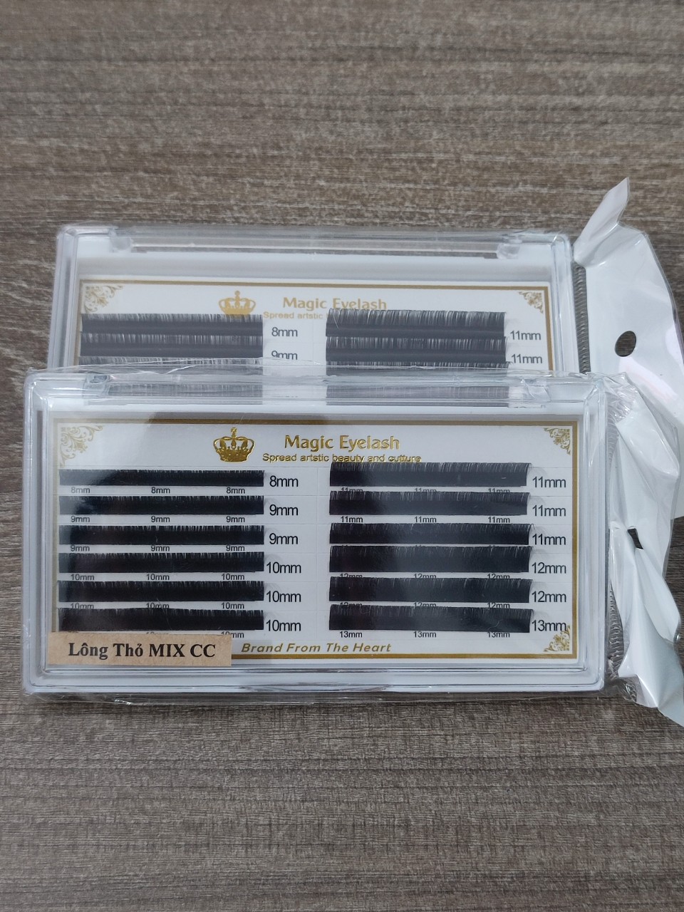 Mi lông thỏ siêu mềm siêu mịn mix size 8-13 mm Cong C,CC,D,J