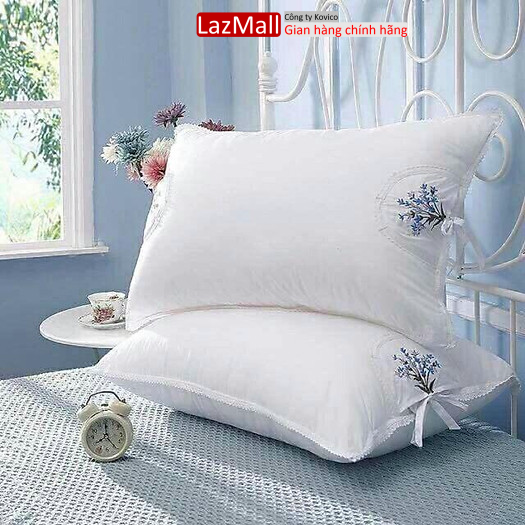 Đôi gối nằm, gối thơm lavender siêu mềm mại cao cấp