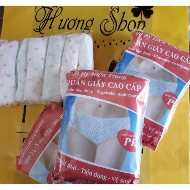 6 Chiếc Quần lót giấy Hiền Trang