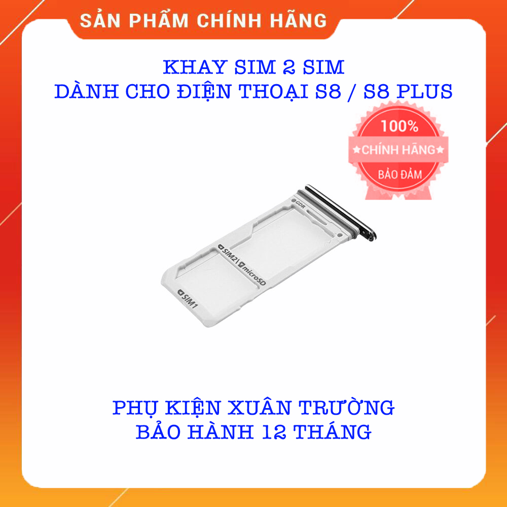 Khay Sim 2 Sim Dành Cho Điện Thoại Sam Sung S8 / S8 Plus