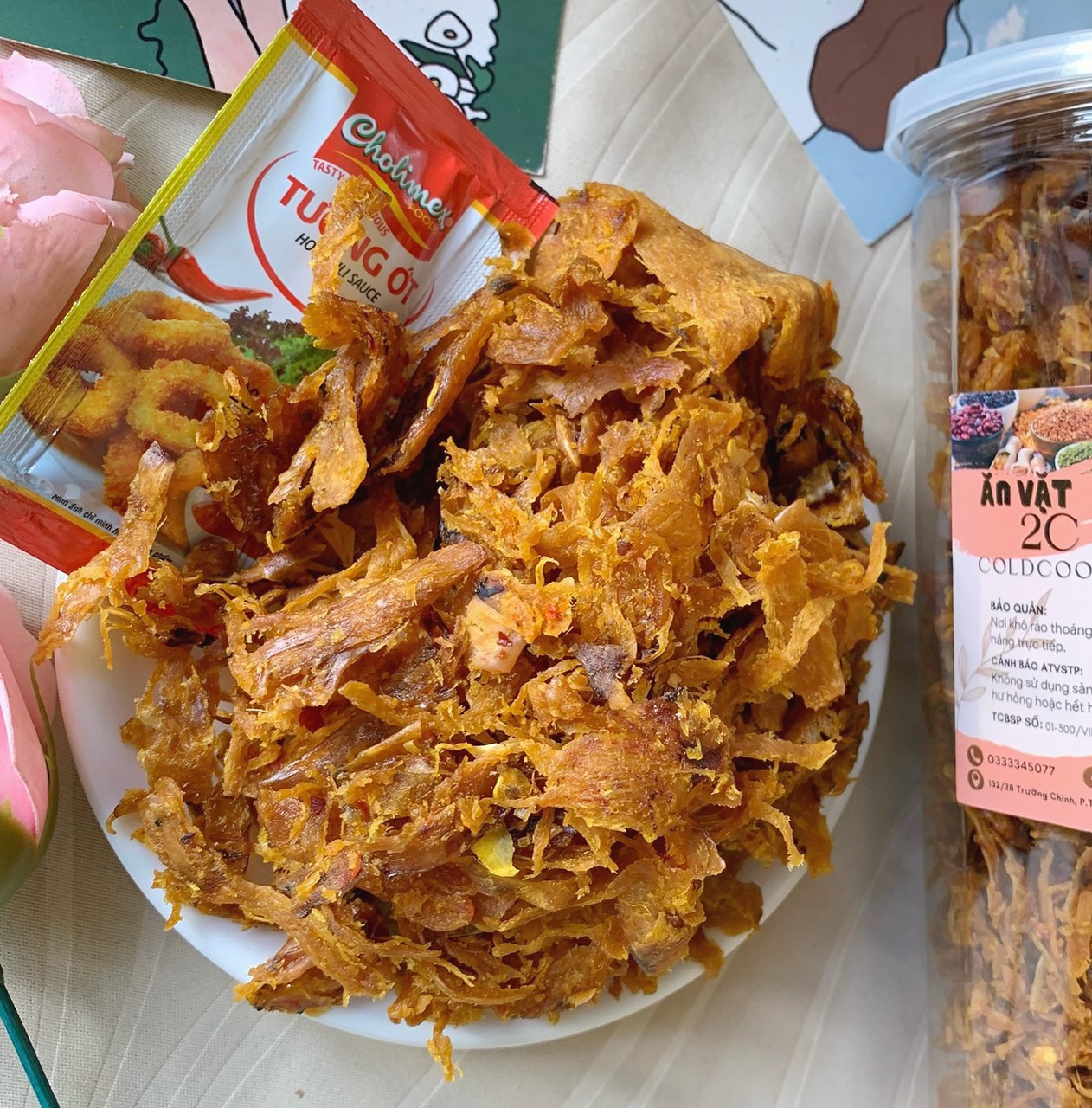Mực Tẩm Xé Sợi 100g 2c Mart