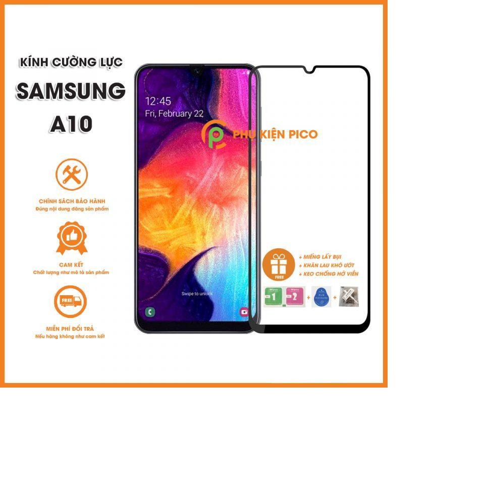 Kính cường lực 9D xịn Full màn hình cao cấp cho điện thoại Samsung Galaxy A10 , A10s