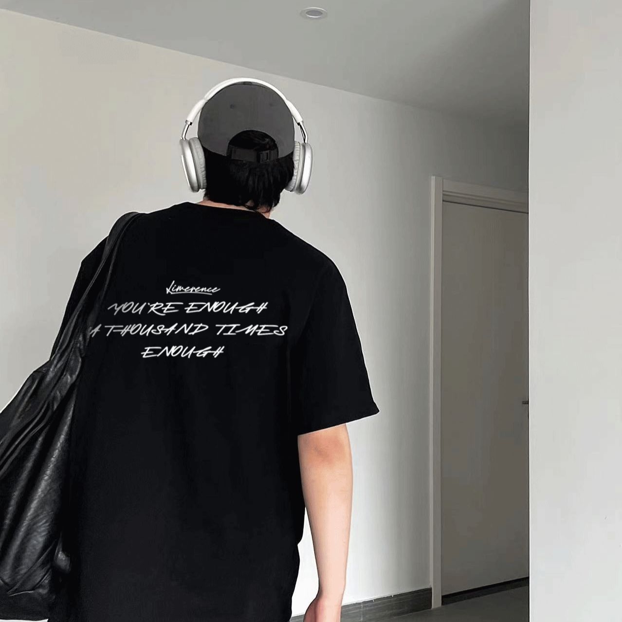 Áo thun form rộng LIMERENCE - Basic Tee Deep love cotton cao cấp co giãn, dày dặn Local Brand