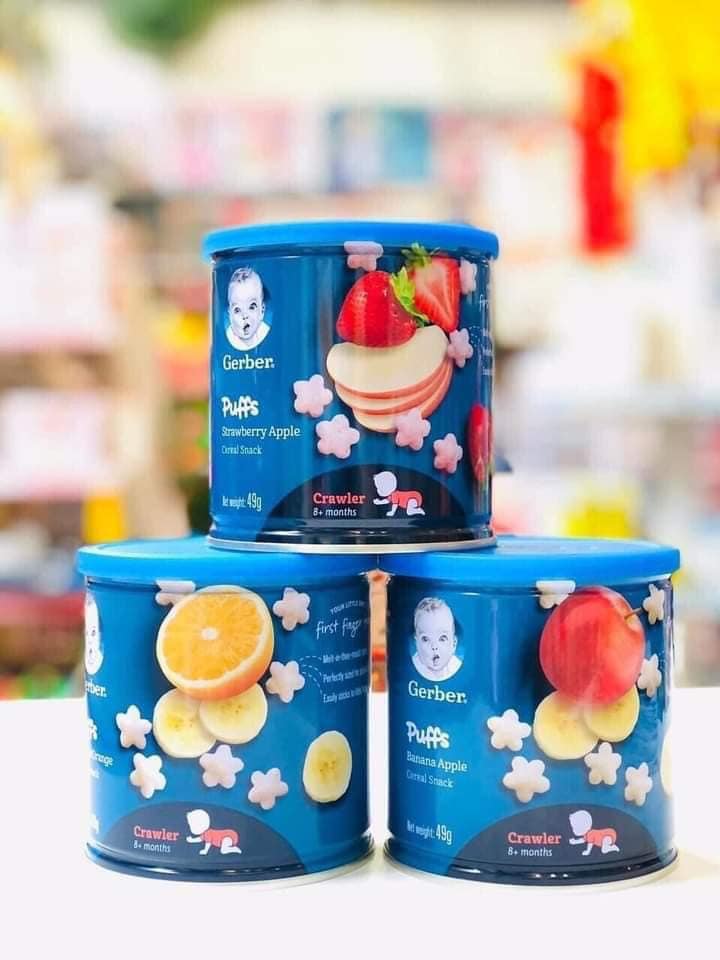 Bánh ăn dặm gerber 43g cho bé