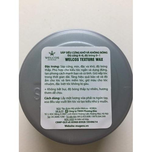 Sáp  vuốt tóc siêu cứng  mugens texture wax 90g