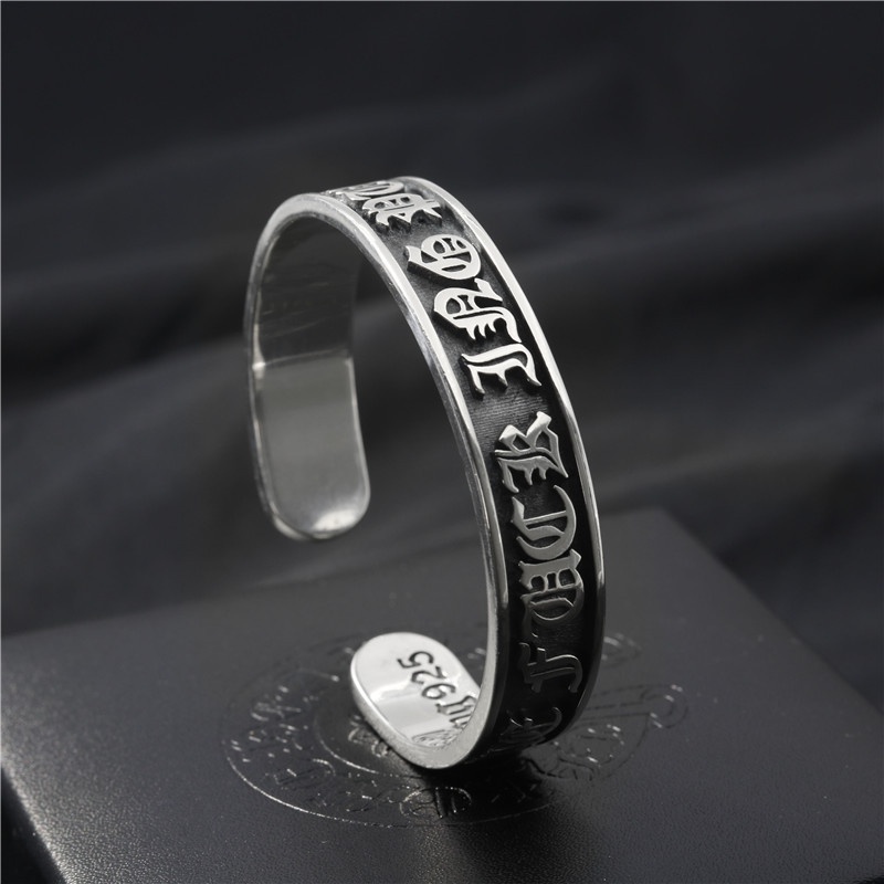 Vòng tay , cuff Chrome Heart F*ck you bạc fullbox.