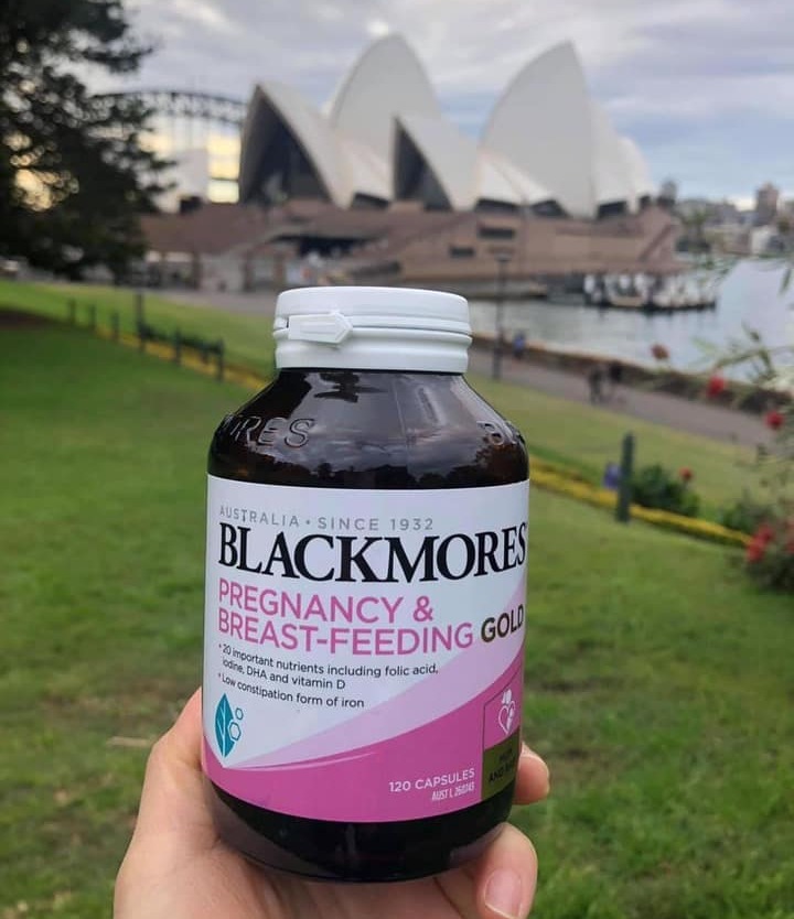 vitamin bầu bú blackmores pregnancy & breastfeeding gold 120 viên
