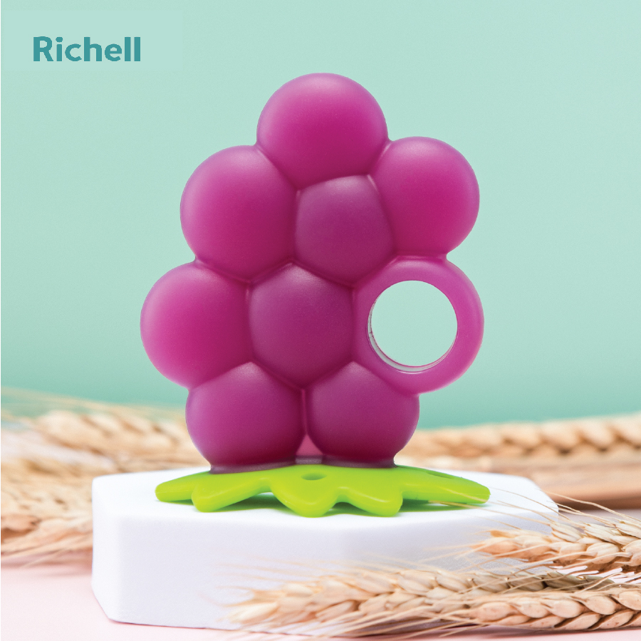 GẶM NƯỚU SILICONE RICHELL (QUẢ NHO-CÓ HỘP)