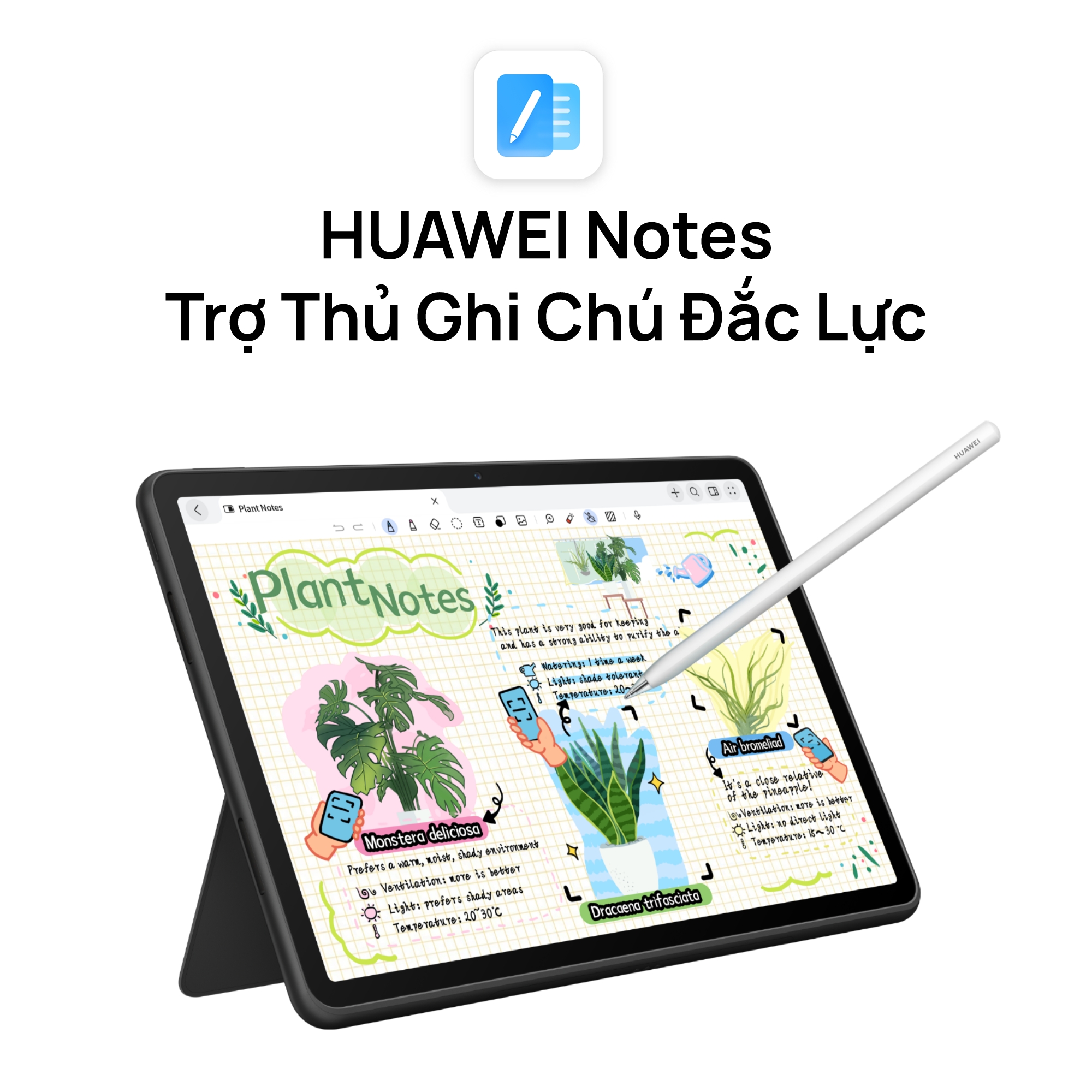Máy tính bảng HUAWEI MatePad 11.5" | HUAWEI Notes | Bàn Phím Rời