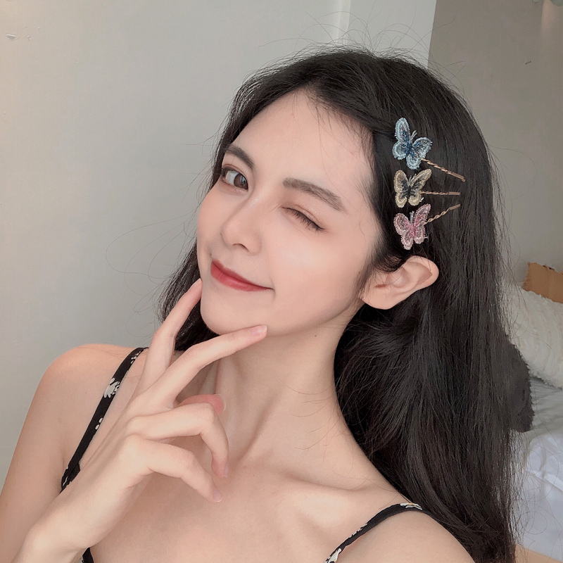 [HCM][Có sẵn] Kẹp tóc xước hình bướm Butterfly HOT TREND
