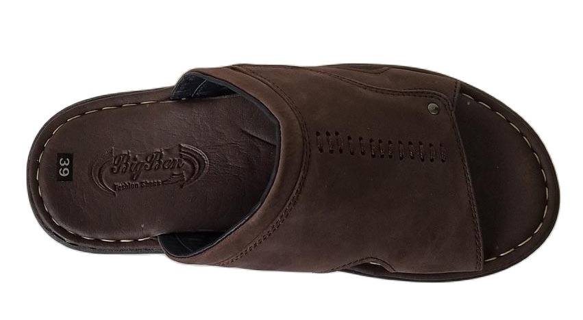 Dép Nam May Đế Da Bò BIGBEN Cao Cấp DN154