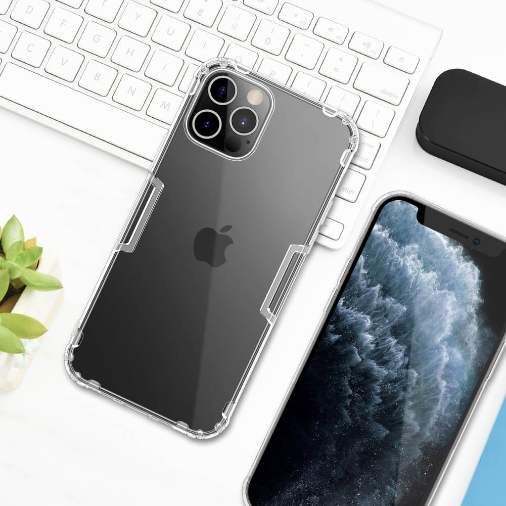 Ốp lưng Nillkin Iphone 12 Pro silicon dẻo, trong suốt