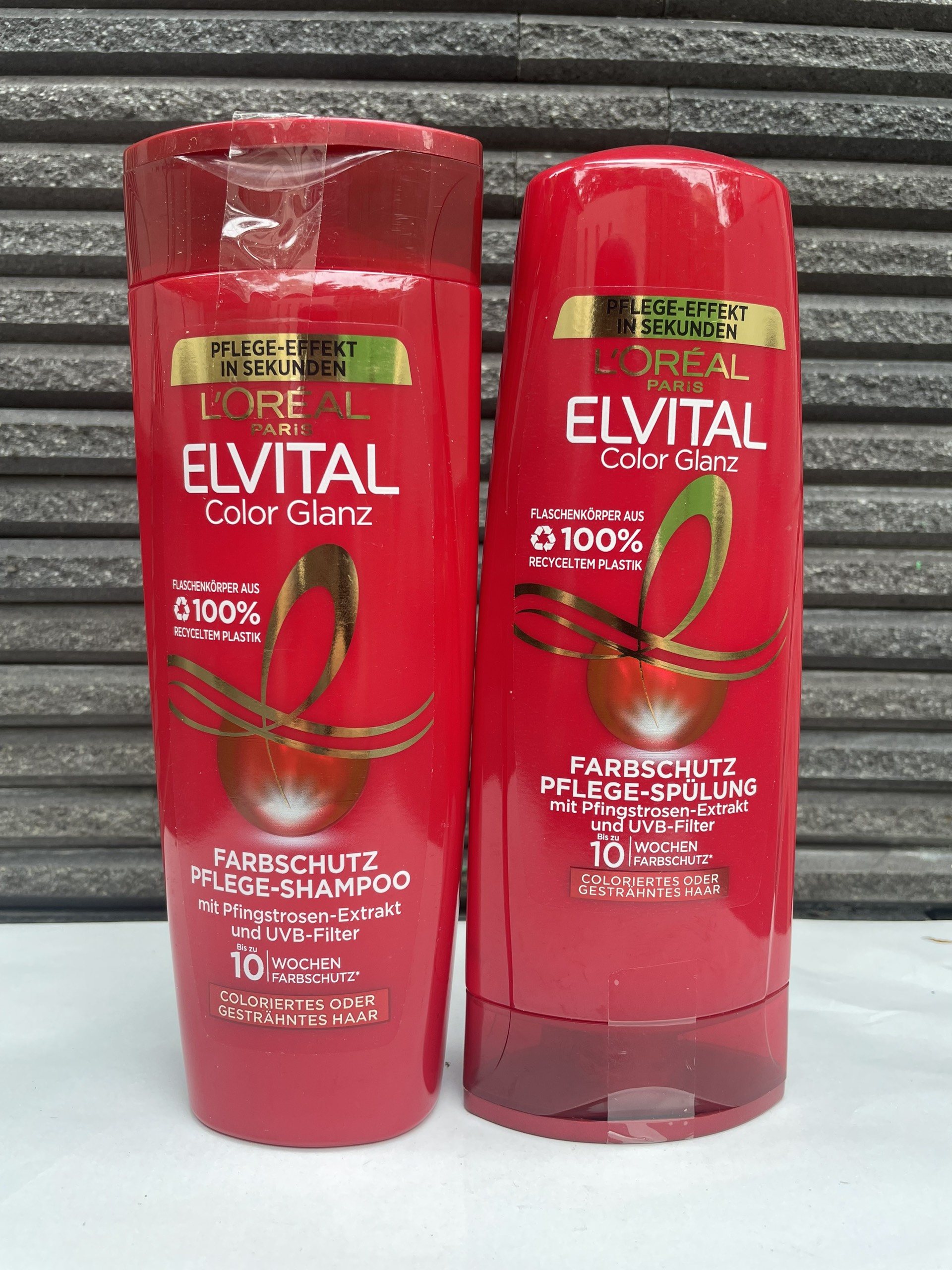 Hàng Đức Bộ dầu gội xả Loreal Elvital Color Glanz dành cho tóc nhuộm