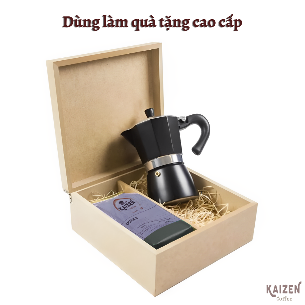 Bình pha cà phê Moka Pot 300ml - Kaizen Coffee