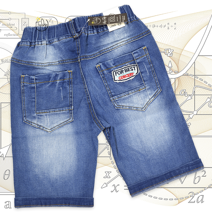 Quần jean thun lửng cho bé trai size đại