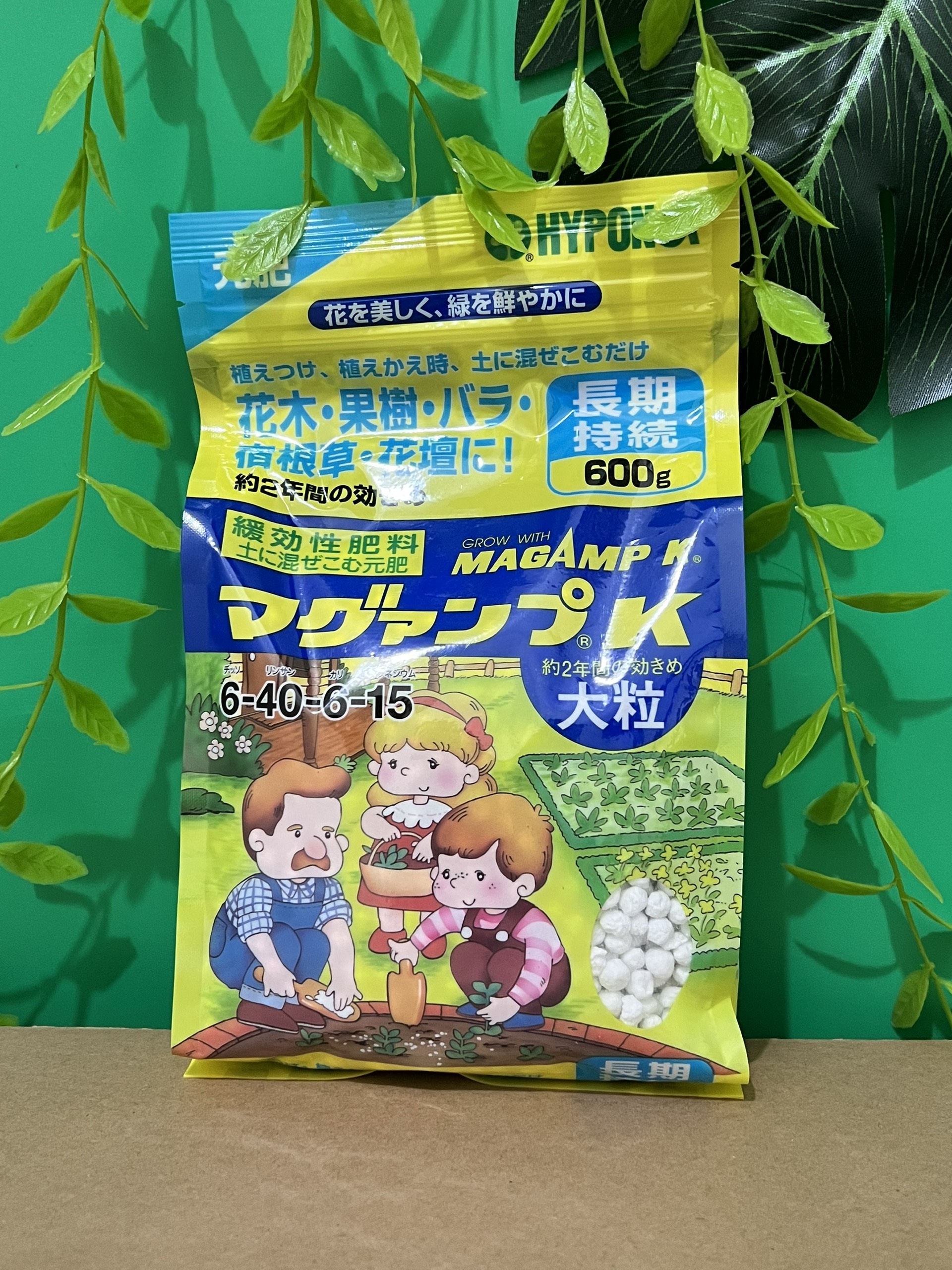 600g Phân tan chậm MagampK Nhật Bản - phân trắng Nhật phân bón lan, thân thiện môi trường với hiệu quả hấp thụ thực vật cao