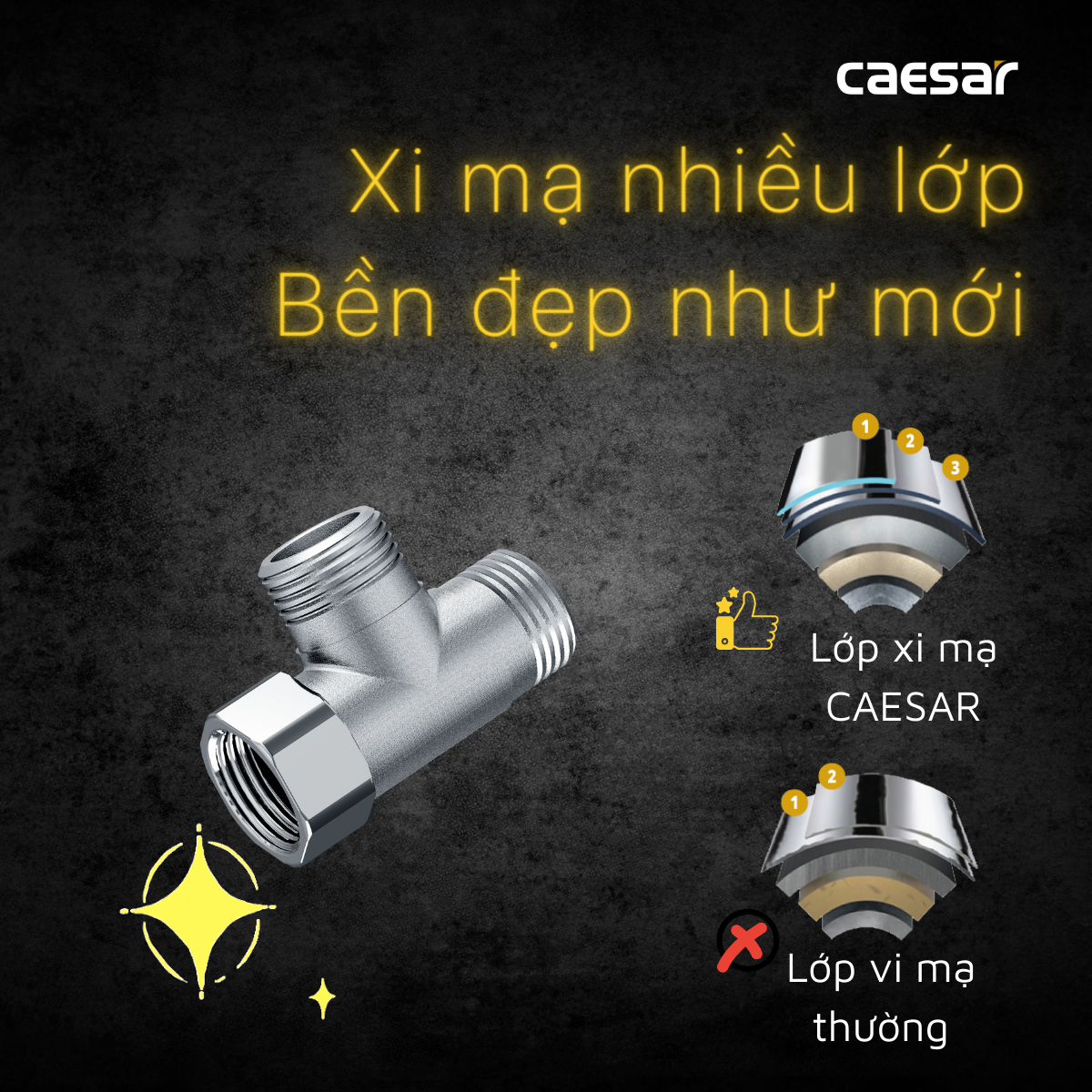 Van chia nước chữ T - BF403T