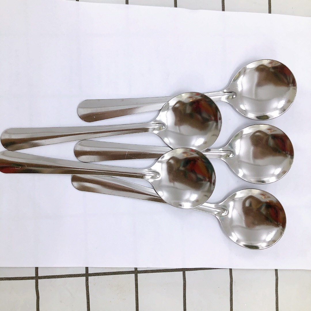 Muỗng -Thìa inox cán dài ăn cơm, ăn canh,ăn phở,vv...