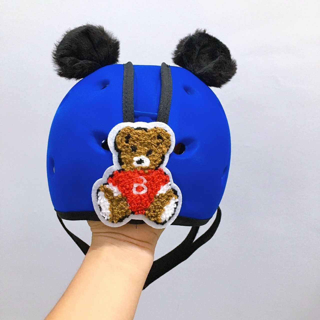 Mũ Bảo Hiểm Cho Bé Tập Đi Dể Thương Từ 7 Tháng Đến 5 Tuổi ( Tặng 01 khẩu trang xô cho bé )