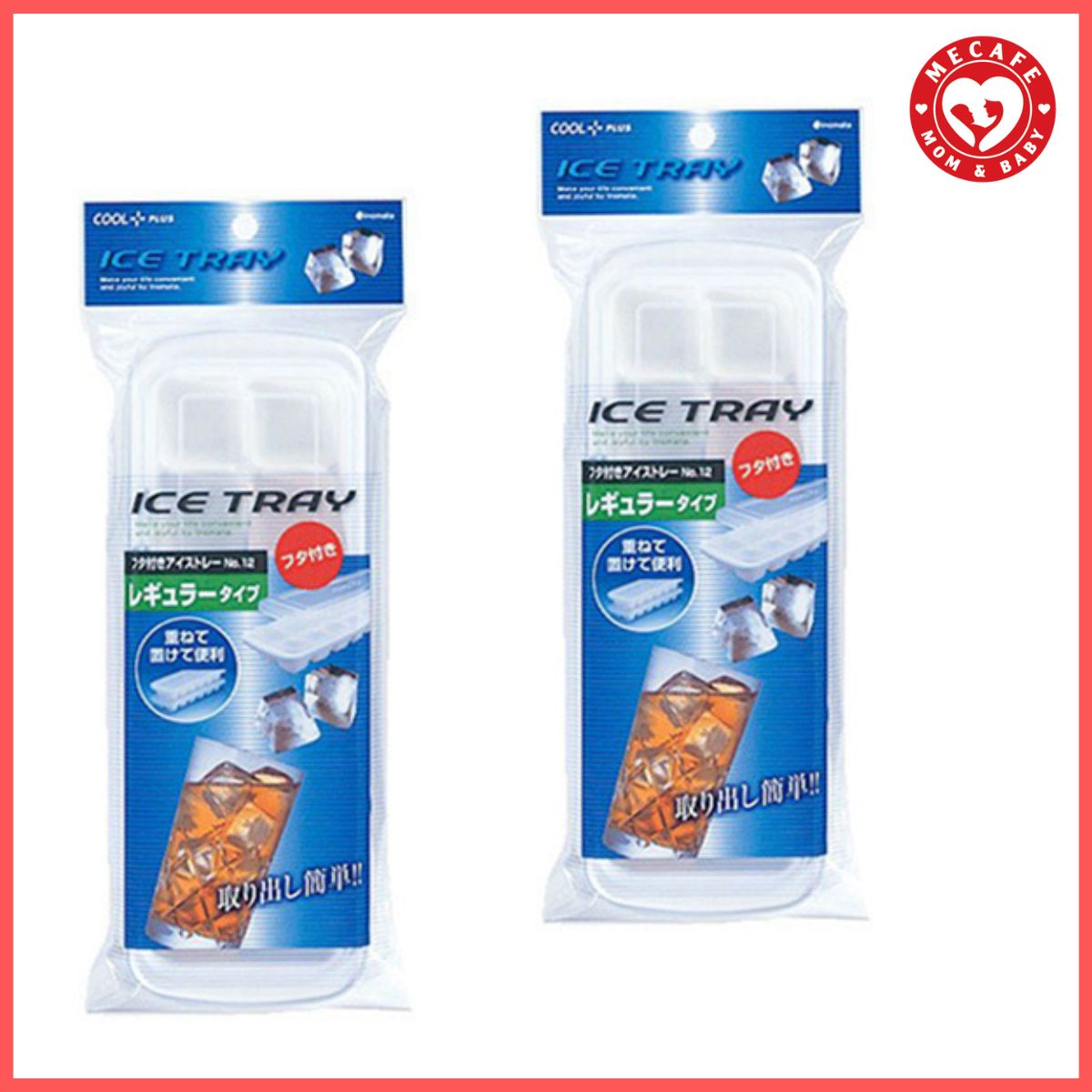 [HCM]Combo 2 khay làm đá 12 viên Inomata Nhật Bản