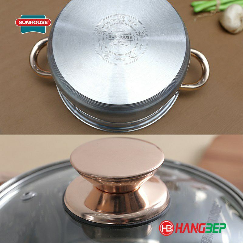 NỒI SUNHOUSE 5 ĐÁY 24CM