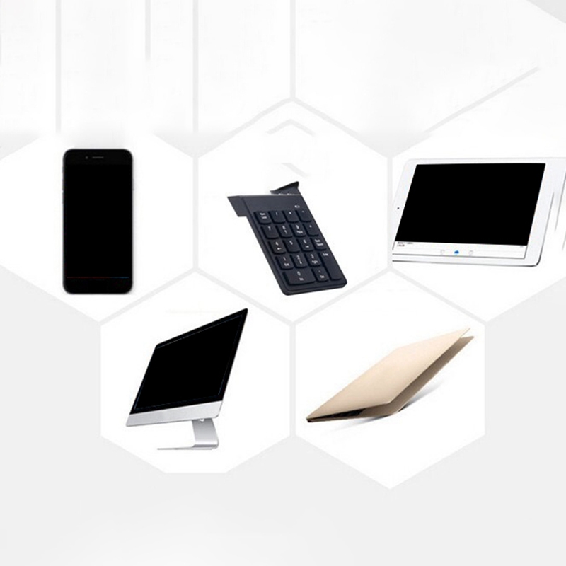 Wireless 2.4 Numeric Keypad 18-Key Bluetooth Keyboard Office Mini Keyboard Suitable for Business Office Workers
